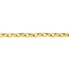 Bracelet Femme 18 cm - Jaseron ovale - Or 18 Carats - Largeur 6 mm - vue V2