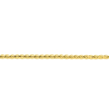 Bracelet Femme 18 cm - Maille S - Or 18 Carats - Largeur 3 mm