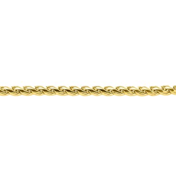 Bracelet Femme 18 cm - Maille S - Or 18 Carats - Largeur 4 mm