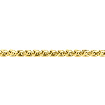 Bracelet Femme 18 cm - Maille S - Or 18 Carats - Largeur 5.5 mm