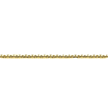 Bracelet Femme 18 cm - Maille Haricot - Or 18 Carats - Largeur 3 mm