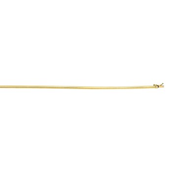 Bracelet Femme 18 cm - Oméga - Or 18 Carats - Largeur 2 mm
