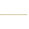 Bracelet Femme 18 cm - Maille Corde - Bicolore - Or 18 Carats - Largeur 5 mm - vue V1