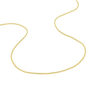 Bracelet mixte 18 cm - Maille Spiga - Or 18 Carats - Largeur 1.2 mm