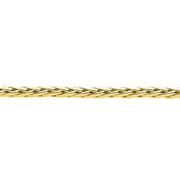 Bracelet femme 18 cm - Maille Palmier - Or 18 Carats - Largeur 5 mm