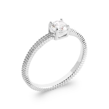 Bague Femme - Argent 925 - Oxyde de zirconium