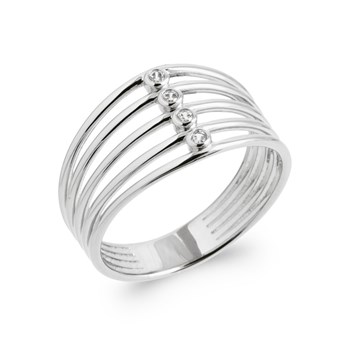 Bague Femme - Argent 925 - Oxyde de zirconium