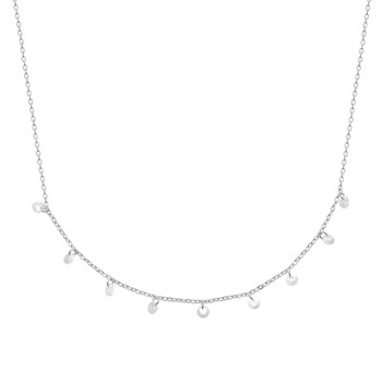 Collier Brillaxis argent et oxydes de zirconium