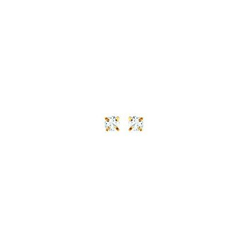 Boucles d'oreilles oxydes de zirconium or jaune
9 carats