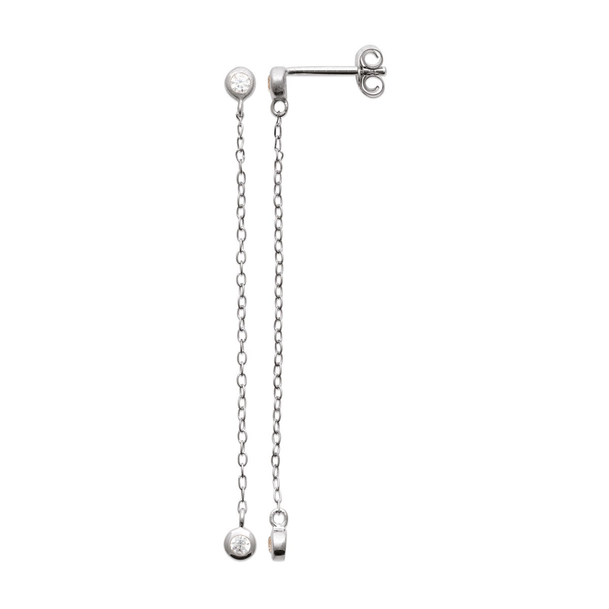 Boucles d'oreilles Brillaxis pendantes OZ - vue 3