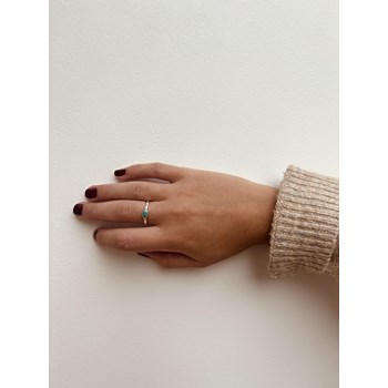 Bague argent et turquoise