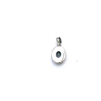 Pendentif argent et topaze mystique