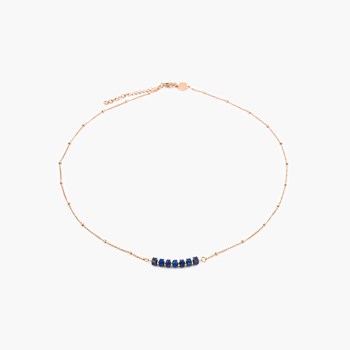 Collier Piana en pierres Lapis-lazuli