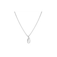 Collier Initiale Argent - Lettre O