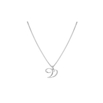 Collier Initiale Argent - Lettre V