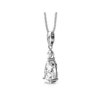 Pendentifs Princess - Argenté et Cristal