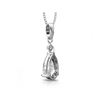 Pendentifs Princess - Argenté et Cristal