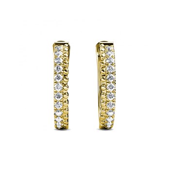Aleah earrings - Gold and Crystal