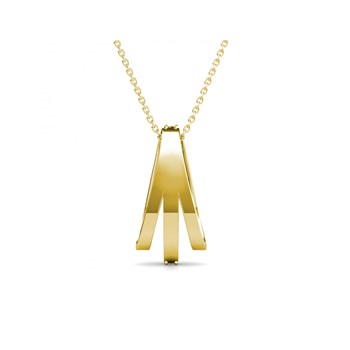 Pendentifs Aurielle - Doré et Cristal