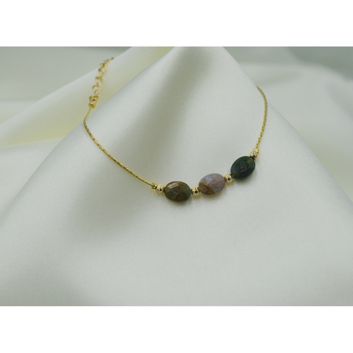 Bracelet orné de perles d 'Agate indienne - vue 4