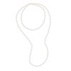 Sautoir OPERA en Véritables Perles de Culture d'Eau Douce Rondes 7-8 mm - Blanc Naturel - vue V1