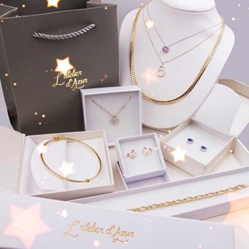 Collier - Croix Or Jaune - Chaine Dorée Offerte - Femme ou Enfant