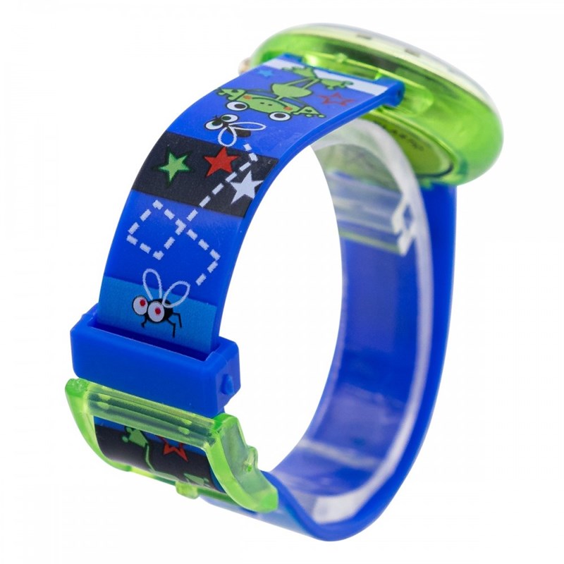 Montre Unisexe CHTIME bracelet Silicone Bleu - vue 3