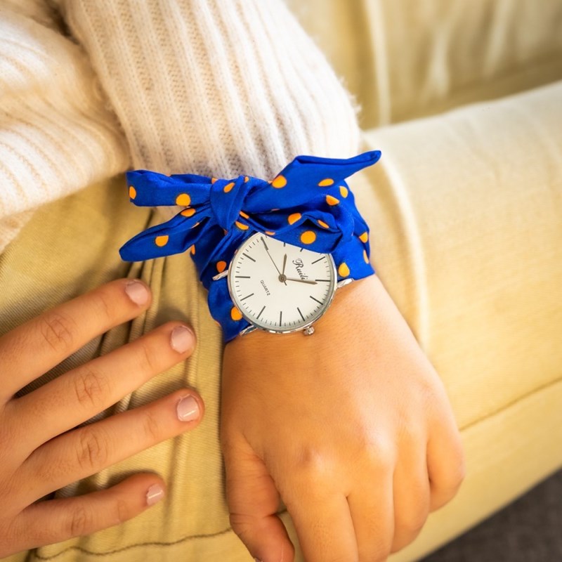 Montre Femme CHTIME bracelet Tissu Bleu - vue 2