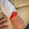 Montre Femme CHTIME bracelet Plastique Rouge - vue V2