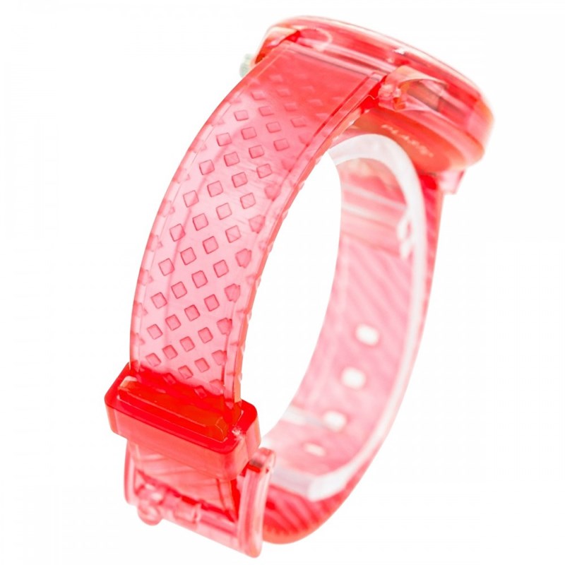 Montre Femme CHTIME bracelet Plastique Rouge - vue 3