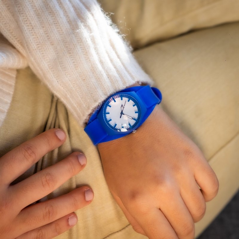 Montre Femme CHTIME bracelet Silicone Bleu - vue 2