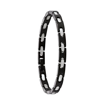 Bracelet homme Jourdan Dinema acier bicolore