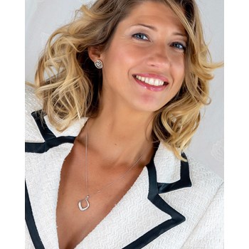 Boucles d'oreille en argent 925 et Diamants - Aden Bijoux