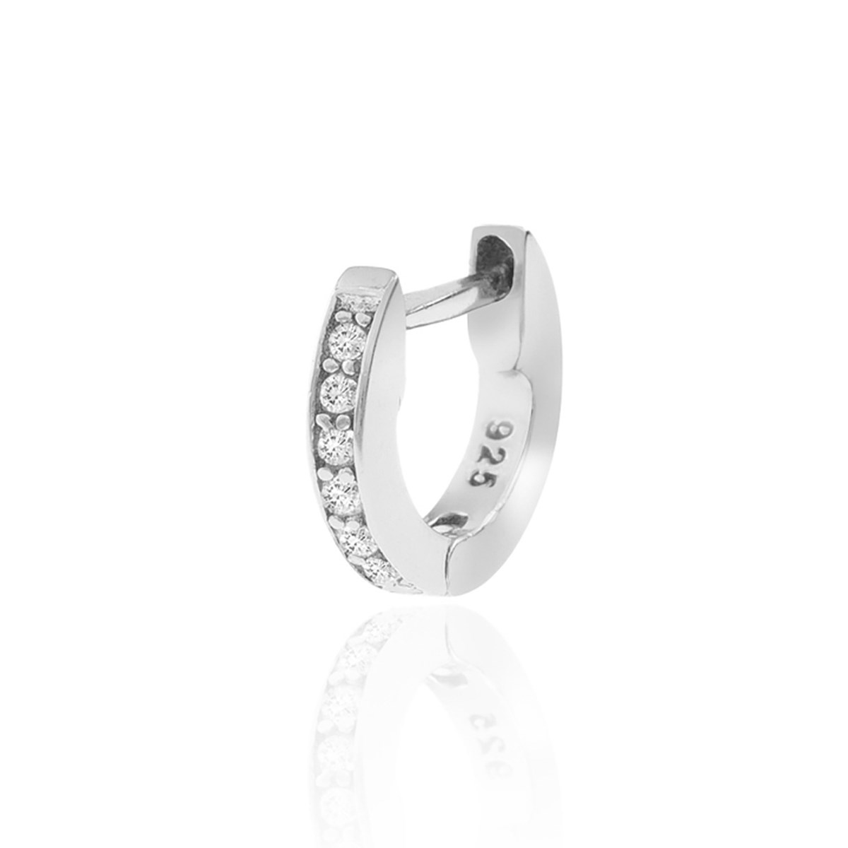 Piercing Agatha Crodiam argent et oxyde de zirconium