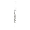 Collier Pendentif ADEN Or 585 Blanc Diamant Chaine Or 585 incluse 2.694grs - vue V4