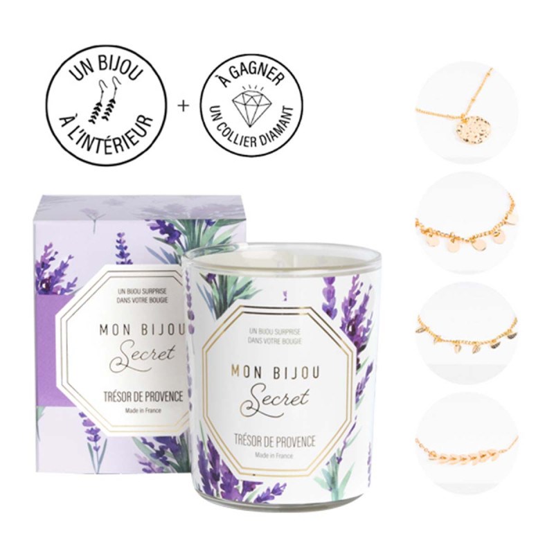 Bougie bijou LAVANDE Bracelet - vue 2