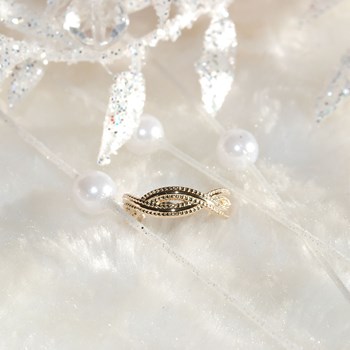 Bague plaqué or ATHENA - Bijoux Privés Discovery