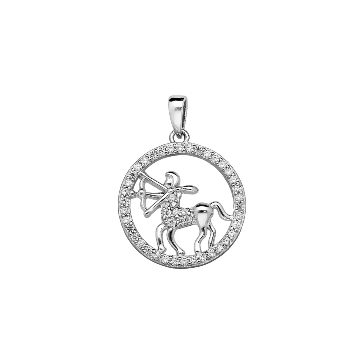 Pendentif Zodiaque Sagittaire - Argent