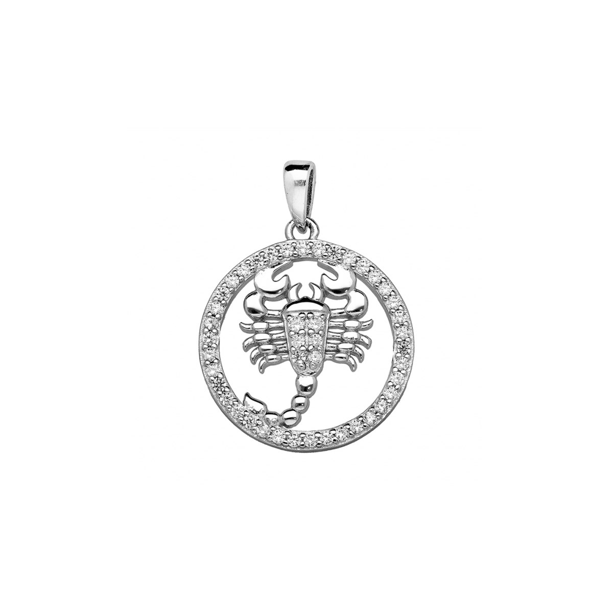 Pendentif Zodiaque Scorpion - Argent