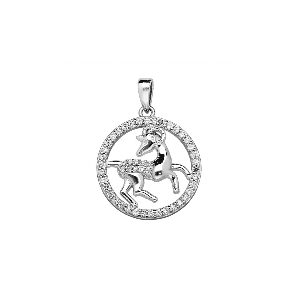 Pendentif Zodiaque Bélier - Argent