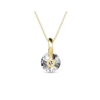 Classy pendant - Gold and crystal