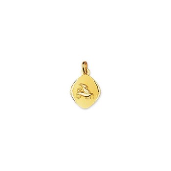 Médaille Zodiaque Capricorne - Or 18 carats