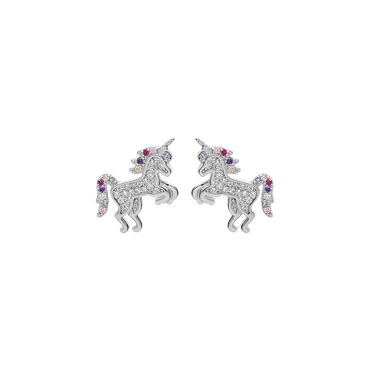 Boucles d'oreilles Licorne - Oxydes