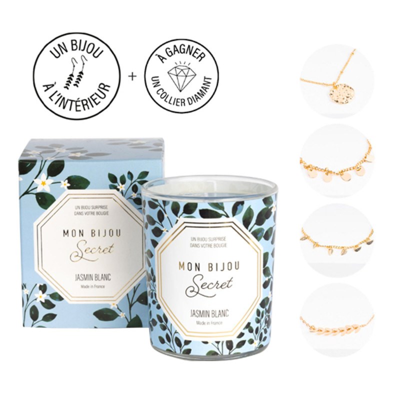 Bougie bijou JASMIN Bracelet doré - vue 2