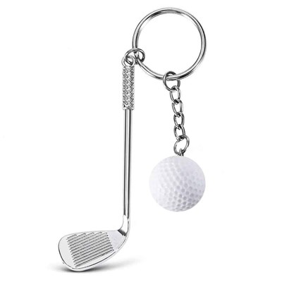 Porte clef métallique club de golf - La Poste