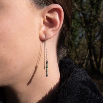 Lumia ketting, armband en oorbellen in Afrikaanse turkoois