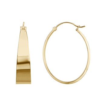 Boucles d'oreilles créoles Morgane en Acier 316L