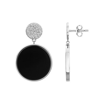 Boucles d'oreilles pendantes Allison en Acier