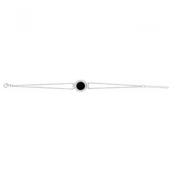 Bracelet Victoria en Argent avec oxyde de zirconium blanc