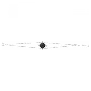 Bracelet Lily en Argent avec oxyde de zirconium blanc